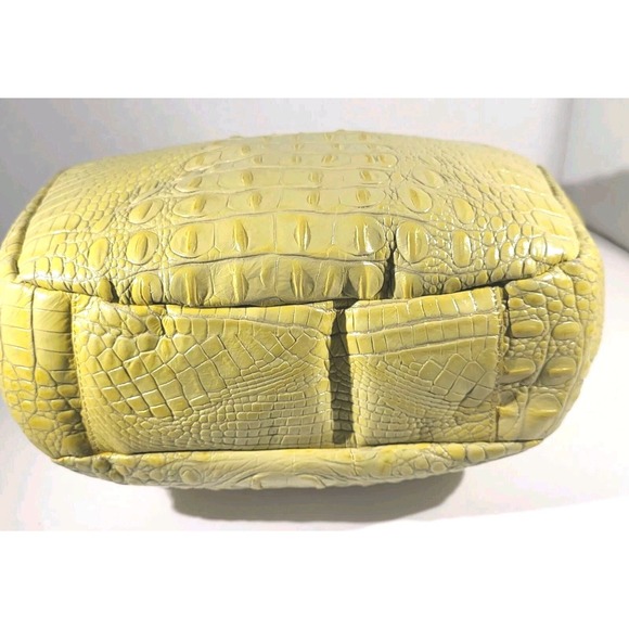 Brahmin Jackie Hobo Olive Green Melbourne Genuine Leather Shoulder Handbag [450] - Picture 9 of 13